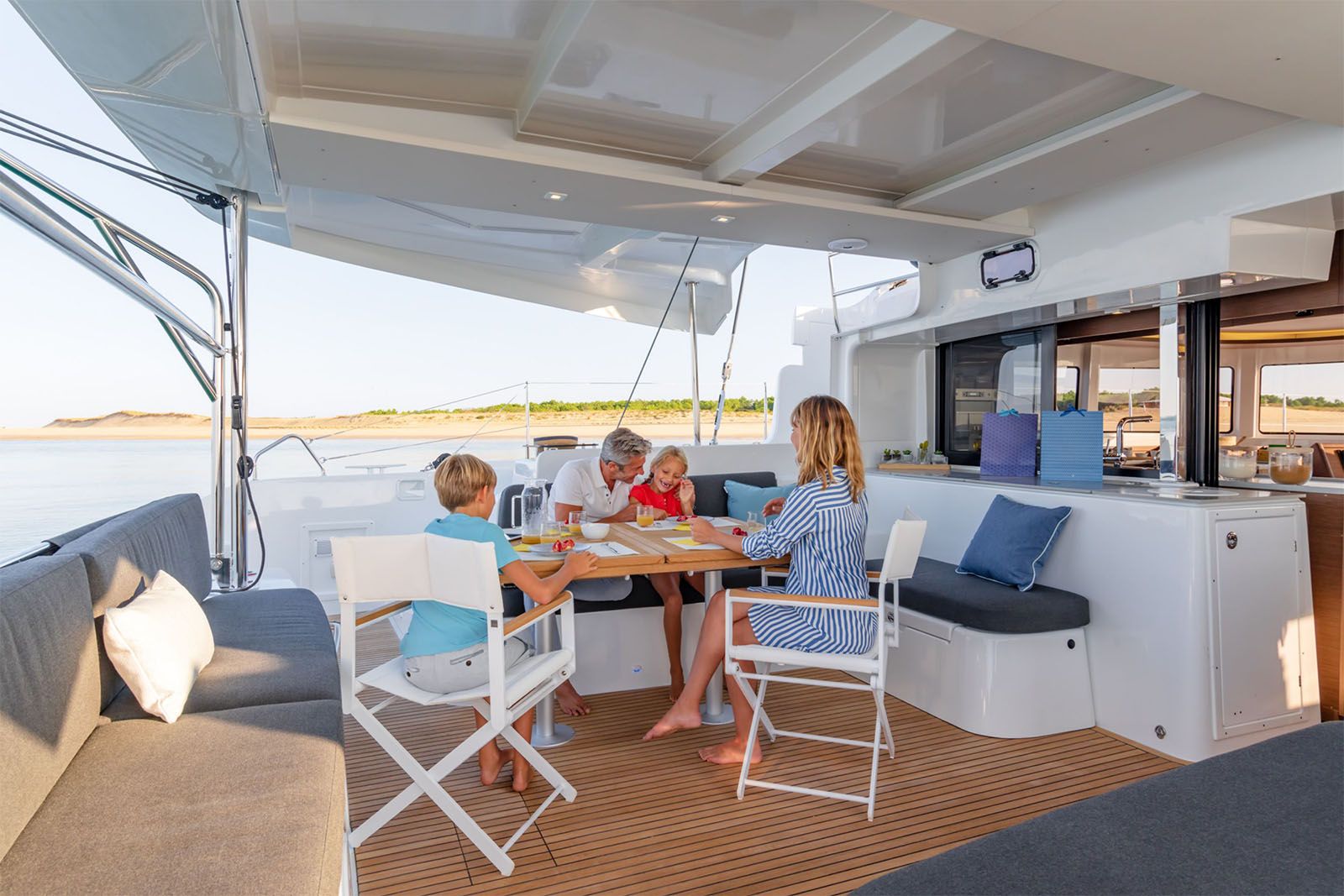 Lagoon 46 deck