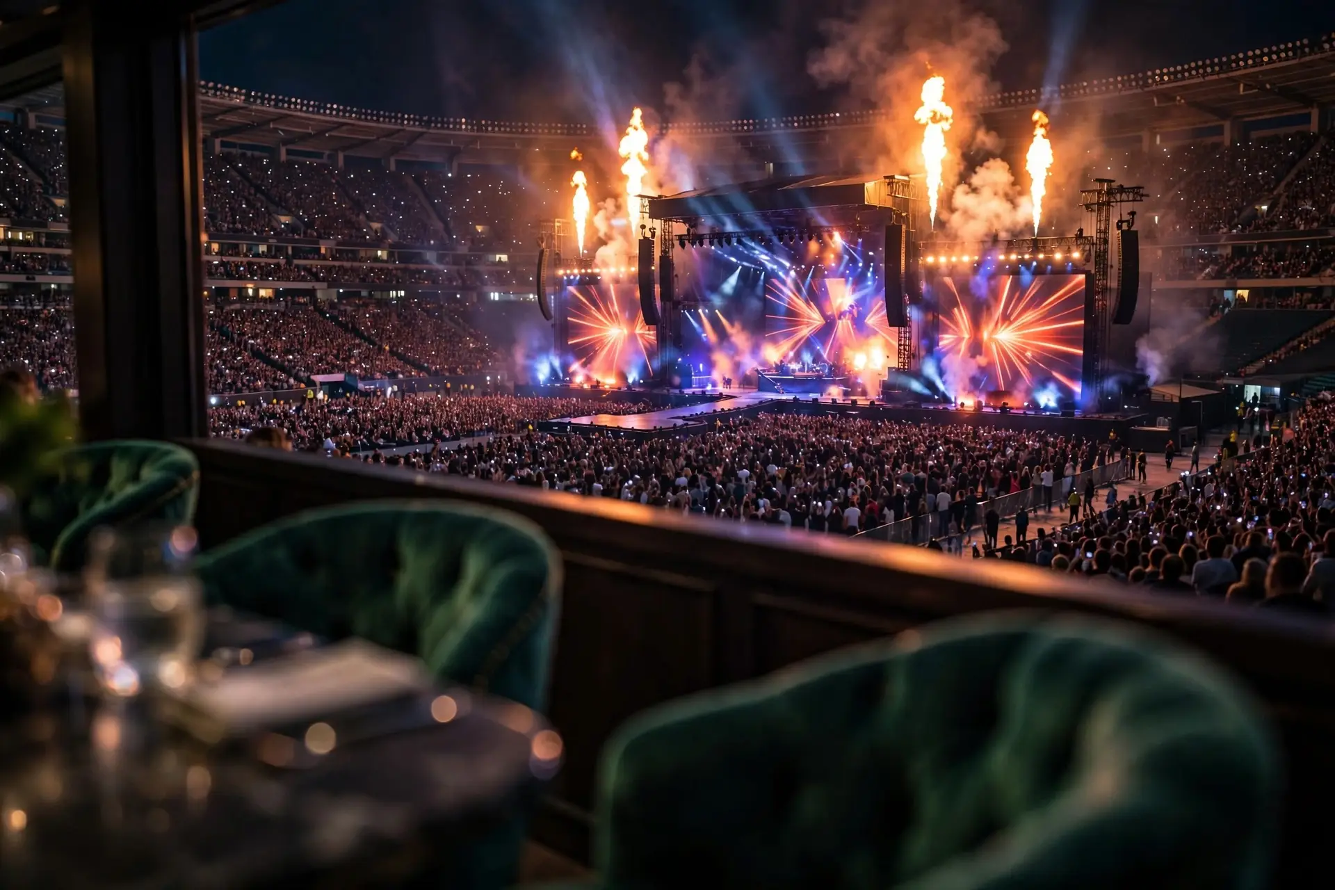 Rammstein koncert z VIP boxu - jediné místo kde vás neodfoukne pyro, VIP LUXFEEL CLUB